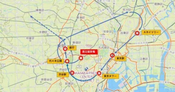 代々木公園から見上げる感動の空―ブルーインパルス、世界陸上2025で展示飛行