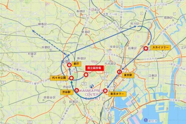 代々木公園から見上げる感動の空―ブルーインパルス、世界陸上2025で展示飛行